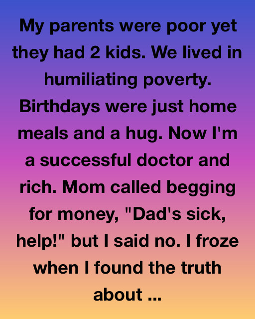 My Parents Were Poor, But I Found Out The Truth Too Late